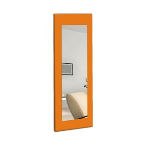 Nástěnné zrcadlo s oranžovým rámem Oyo Concept Chiva, 40 x 120 cm