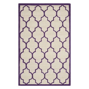 Vlněný koberec Safavieh Everly Violet, 243 x 152 cm
