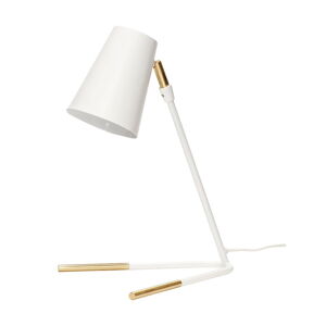 Bílá stolní lampa Hübsch Steen