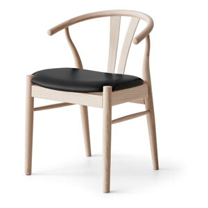 Černá/přírodní kožená jídelní židle Frida – Hammel Furniture