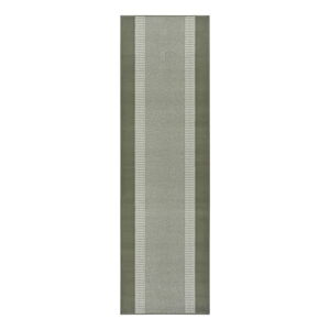 Zelený koberec běhoun 200x80 cm Band - Hanse Home