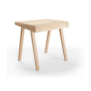 Psací stůl z jasanového dřeva EMKO, 80 x 70 cm