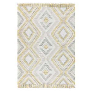 Žlutý koberec Asiatic Carpets Carlton, 120 x 170 cm