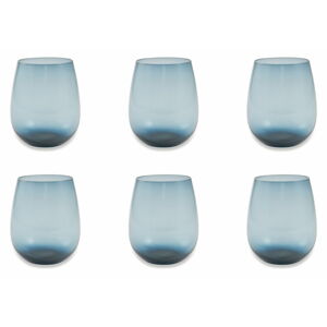 Sada 6 modrých sklenic Villa d'Este Happy Hour