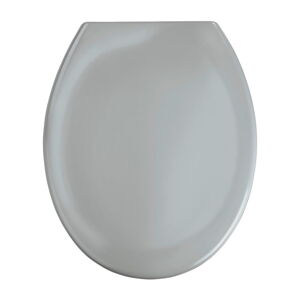 Světle šedé WC sedátko se snadným zavíráním Wenko Premium Ottana, 45,2 x 37,6 cm