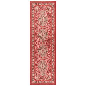 Světle červený koberec Nouristan Skazar Isfahan, 80 x 250 cm