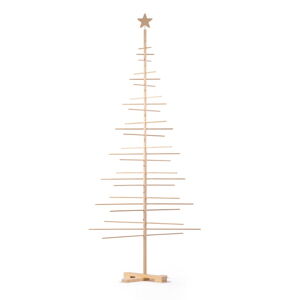 Dřevěný vánoční stromek Nature Home Xmas Decorative Tree, výška 240 cm