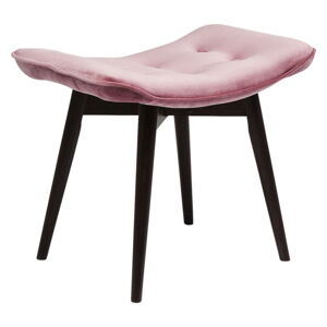 Růžová stolička Kare Design Vicky Velvet
