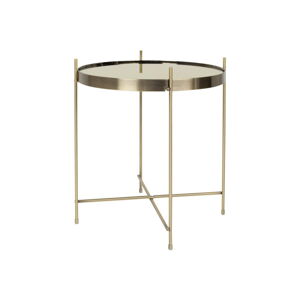 Odkládací stolek ve zlaté barvě Zuiver Cupid, ø 43 cm