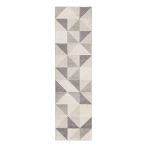 Šedo-béžový koberec Flair Rugs Urban Triangle, 60 x 220 cm