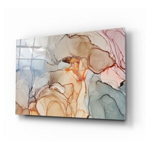 Skleněný obraz Insigne Soft Marble Pattern, 110 x 70 cm