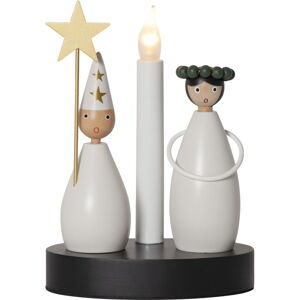 Černo-bílá světelná dekorace s vánočním motivem Christmas Joy – Star Trading