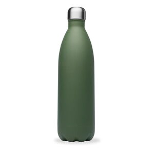Zelená cestovní nerezová lahev 1 l Granite - Qwetch