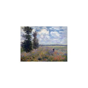 Reprodukce obrazu Claude Monet - Poppy Fields near Argenteuil, 40 x 30 cm