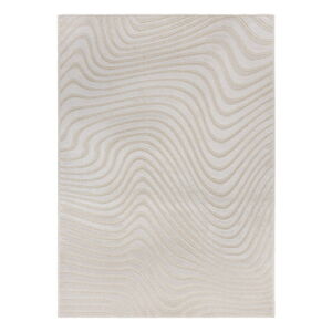 Béžový vlněný koberec 170x120 cm Patna Channel - Flair Rugs