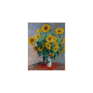 Reprodukce obrazu Claude Monet - Bouquet of Sunflowers , 50 x 40 cm