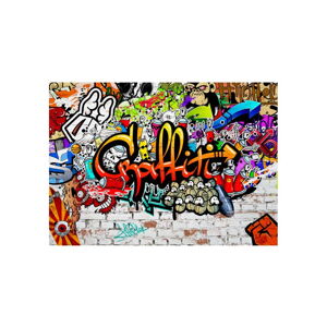 Velkoformátová tapeta Bimago Colourful Graffiti, 350 x 245 cm