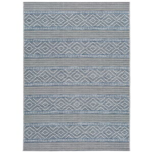 Modrý venkovní koberec Universal Cork Lines, 155 x 230 cm