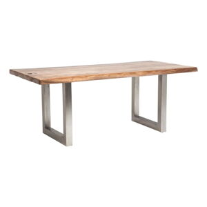 Jídelní stůl s deskou z akáciového dřeva Kare Design Pure, délka 195 cm