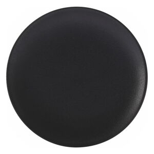 Černý keramický dezertní talíř Maxwell & Williams Caviar, ø 20 cm