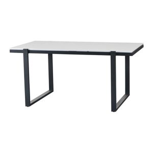 Jídelní stůl s bílou deskou Marckeric Liz, 160 x 90 cm