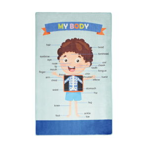 Dětský koberec My Body, 100 x 160 cm