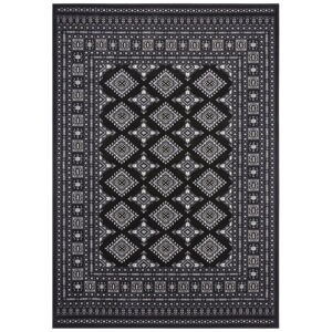 Černý koberec Nouristan Sao Buchara, 80 x 150 cm