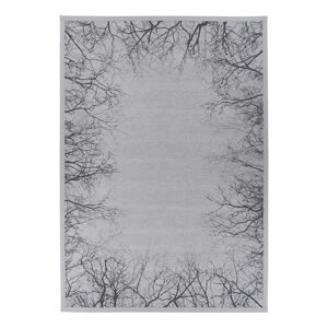 Šedý oboustranný koberec Narma Puise Silver, 100 x 160 cm