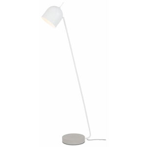Bílá stojací lampa s kovovým stínidlem (výška 147 cm) Madrid – it's about RoMi