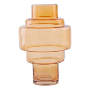 Oranžová skleněná váza Premier Housewares Cayden