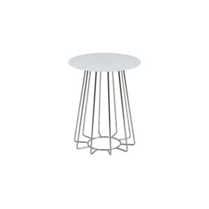 Bílý konferenční stolek Actona Casia, ⌀ 40 cm