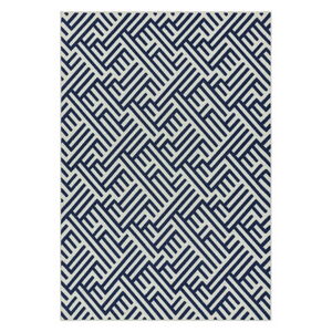 Modro-bílý koberec Asiatic Carpets Antibes, 120 x 170 cm