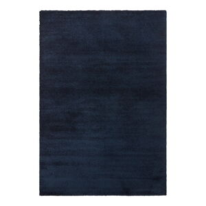 Tmavě modrý koberec Elle Decor Glow Loos, 80 x 150 cm