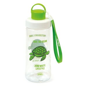 Zelená láhev na vodu Snips Turtle, 500 ml