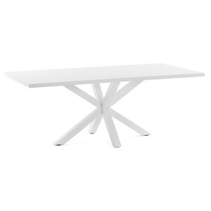 Bílý jídelní stůl Kave Home Arya, 160 x 100 cm