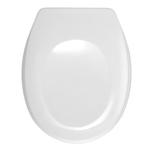 Bílé WC sedátko Wenko Bergamo, 44,4 x 35 cm