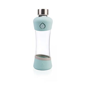 Tyrkysová skleněná láhev z borosilikátového skla Equa Active Mint, 550 ml