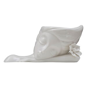 Bílá porcelánová váza Mauro Ferretti Sleepy Woman