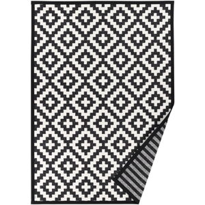 Černobílý vzorovaný oboustranný koberec Narma Viki, 160  x  230 cm
