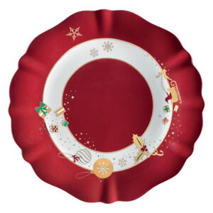 Porcelánový talíř s vánočním motivem Brandani Alleluia, ⌀ 30 cm