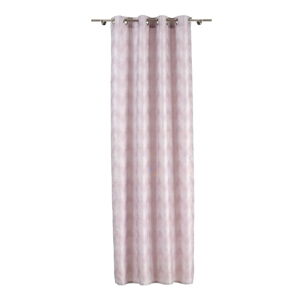 Růžový závěs 135x260 cm Durante – Mendola Fabrics