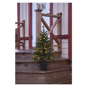 Umělý vánoční stromeček s LED osvětlením Star Trading Byske, výška 90 cm