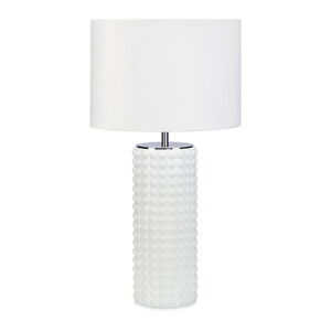 Bílá stolní lampa Markslöjd Proud, ø 34 cm
