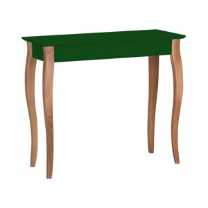 Tmavě zelený konzolový stolek Ragaba Lillo, šířka 85 cm