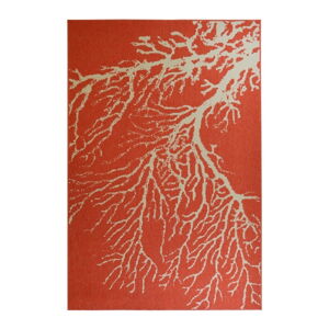 Červený venkovní koberec Floorita Coral, 133 x 190 cm