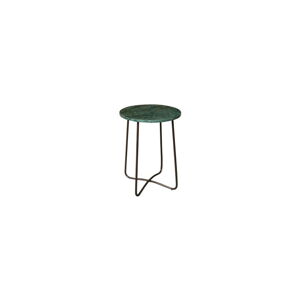 Zelený mramorový odkládací stolek Dutchbones, ⌀ 41 cm