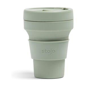 Zelený skládací termohrnek Stojo Pocket Cup Sage, 355 ml