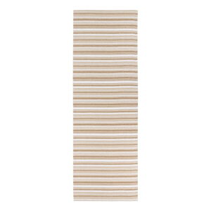 Hnědo-bílý koberec vhodný do exteriéru Narma Hullo, 70 x 100 cm