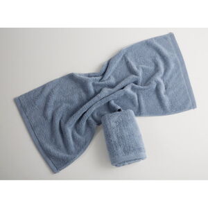 Modrý bavlněný ručník El Delfin Lisa Coral, 50 x 100 cm