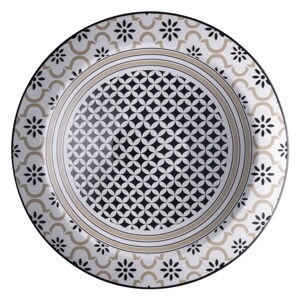 Kameninový hluboký servírovací talíř Brandani Alhambra, ø 40 cm